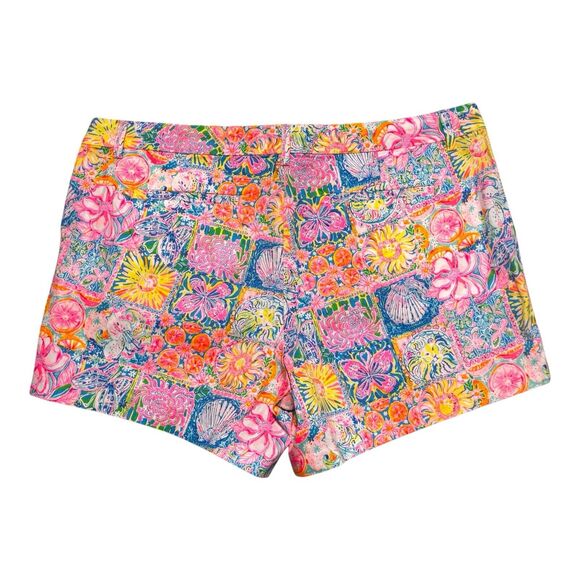 NWT LILLY PULITZER WOMENS CALLAHAN STRETCH SHORT 16 PATCH MY DRIFT BEACHY PREPPY - Picture 8 of 10